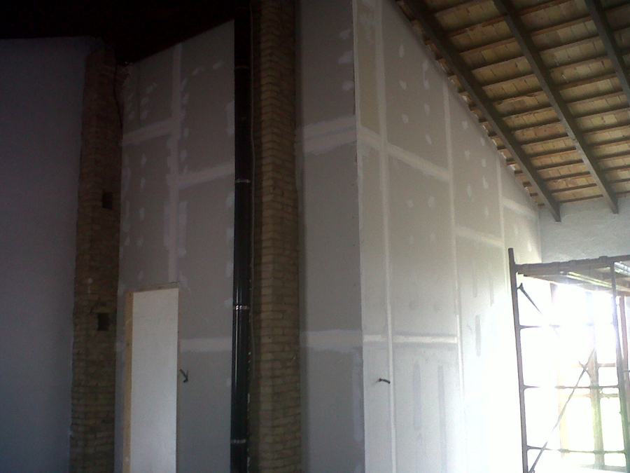 Tabique divisorio de Pladur