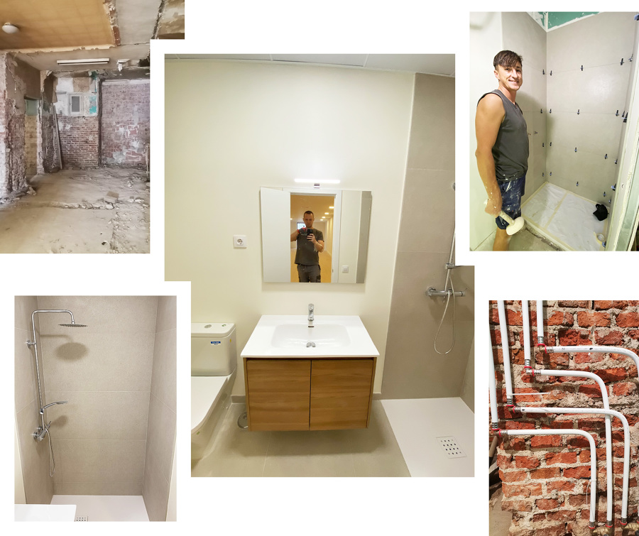 Reforma del baño en Nuevos Ministerios