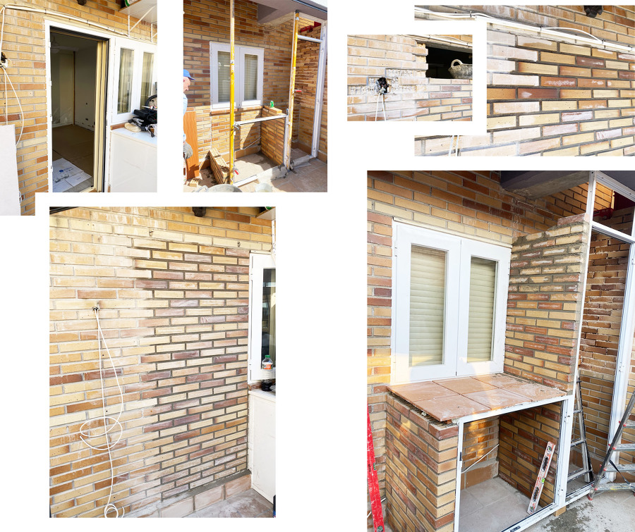 Tabiquería visto en San Sebastian de Los Reyes