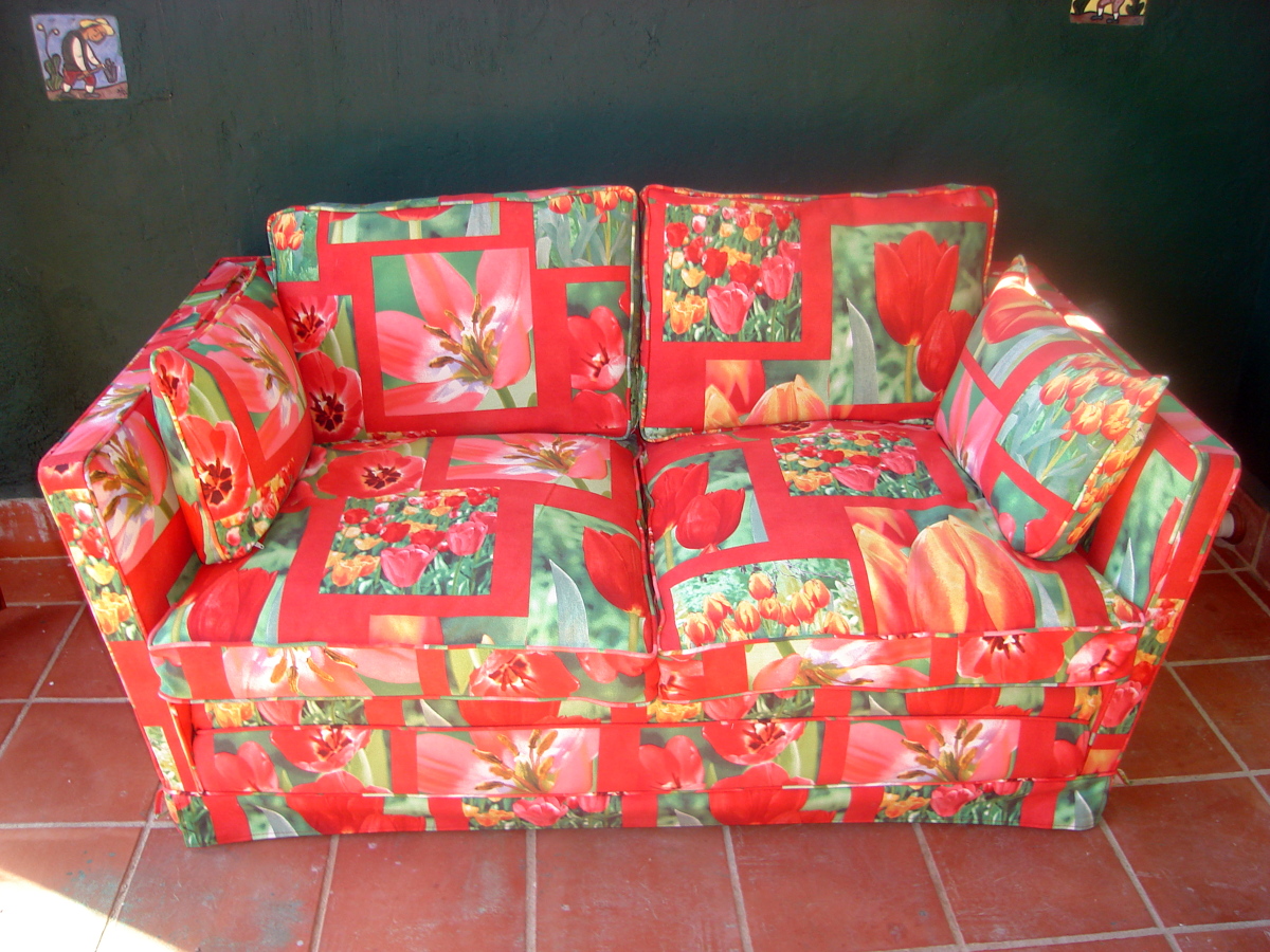 Tapizado de sofá para terraza