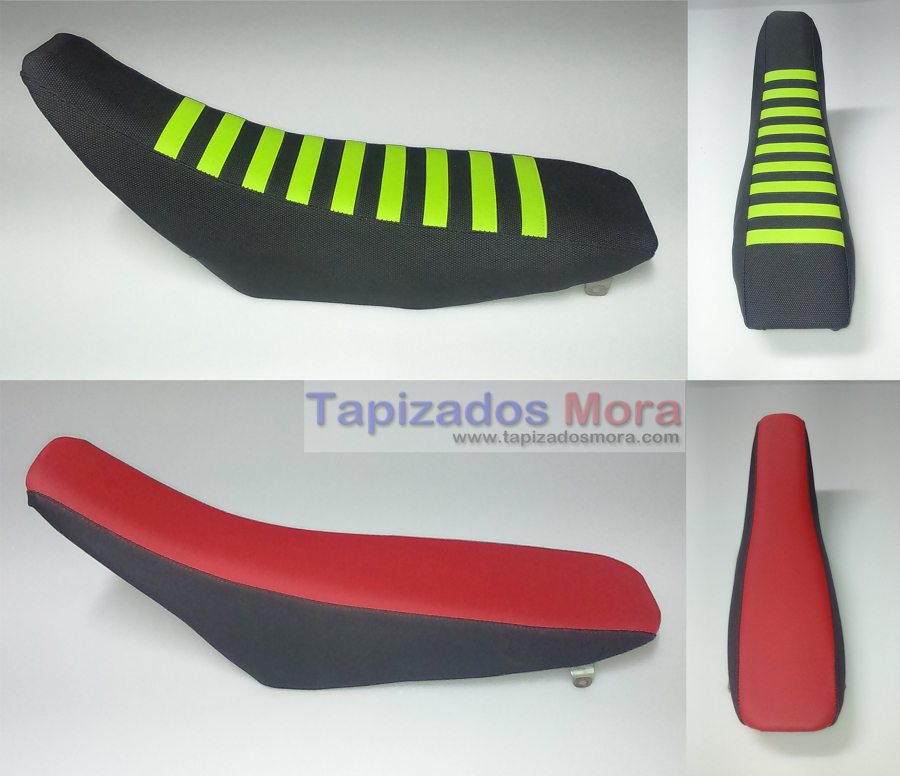 tapizado , reconstrucción y refuerzo  de asientos moto en tejidos antideslizantes 