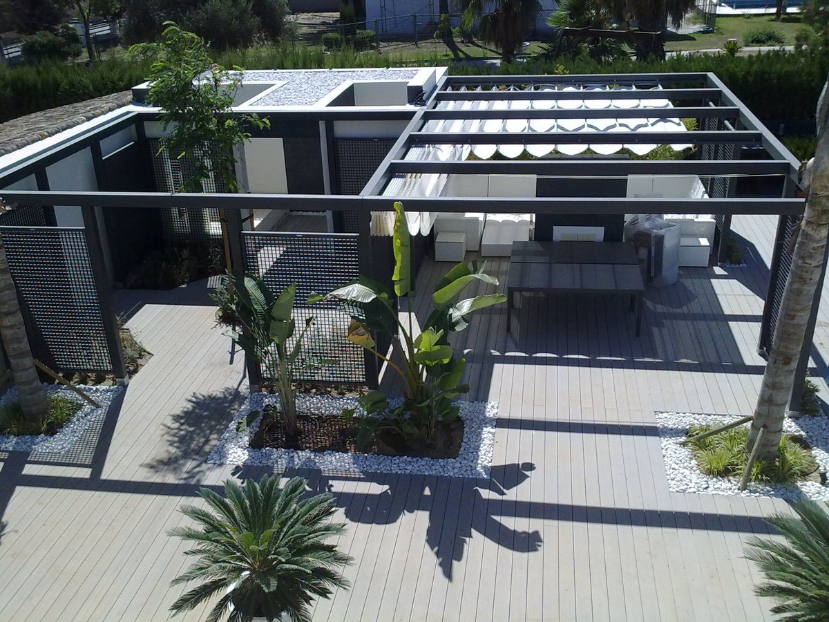 Tarima de exterior sintetica sin mantenimiento