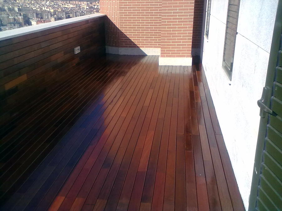 TARIMA DE EXTERIORES EN TERRAZA