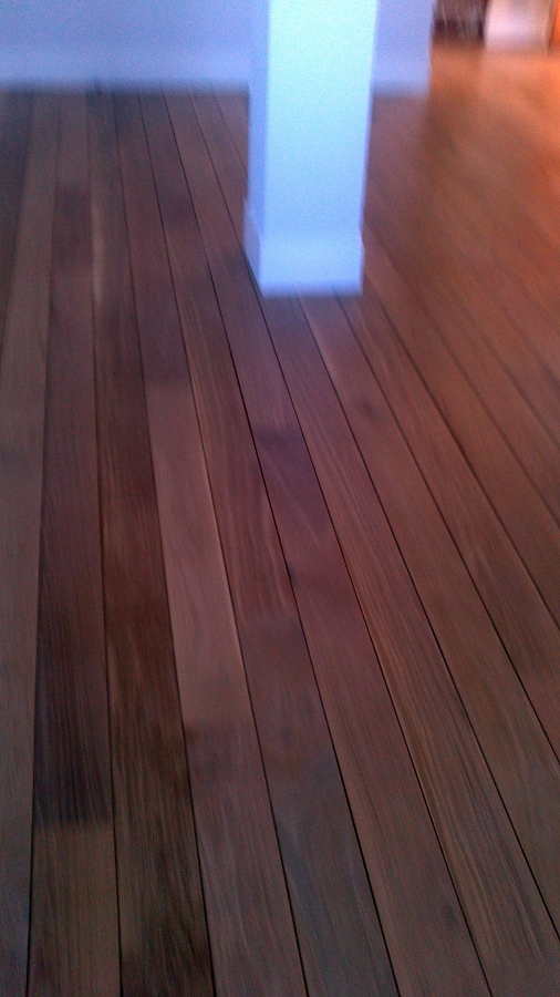 tarima de roble con bisel