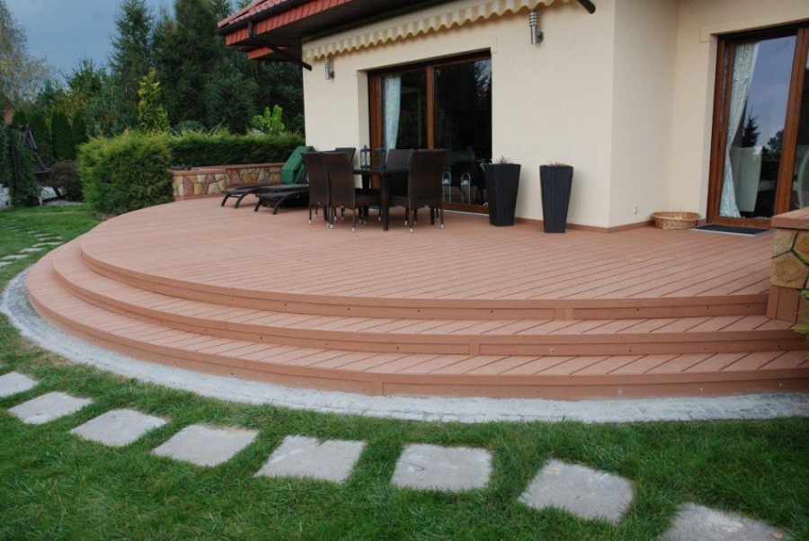 Tarima exterior sintetica