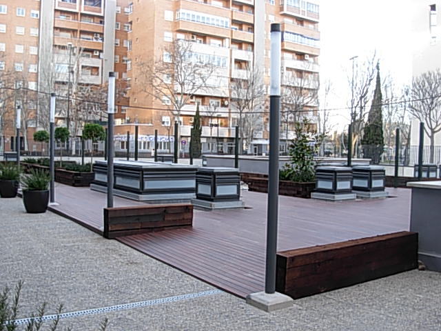 Tarima exterior tecnologica