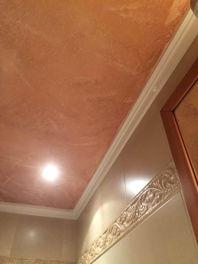 Techo baño con tierras florentinas