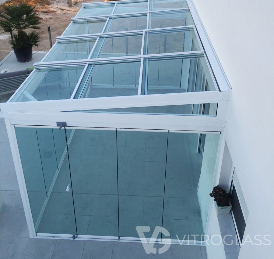 Techos de cristal y Cortinas de cristal