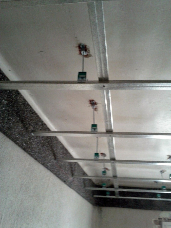 techo en una sala de musica