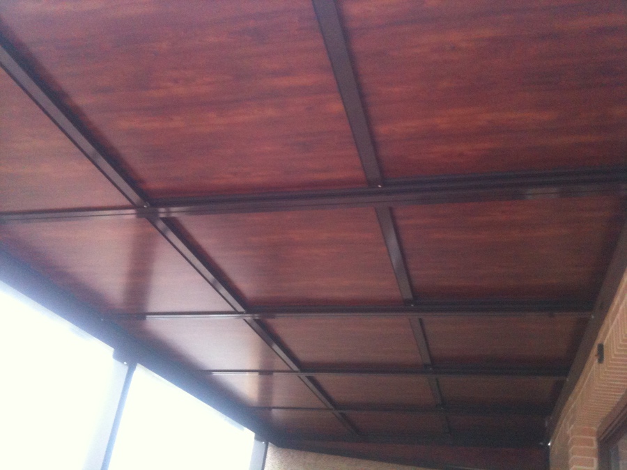 techo movil panel lacado madera