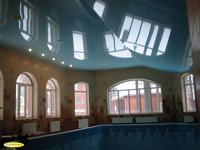 Techo tensado lacado en 3D