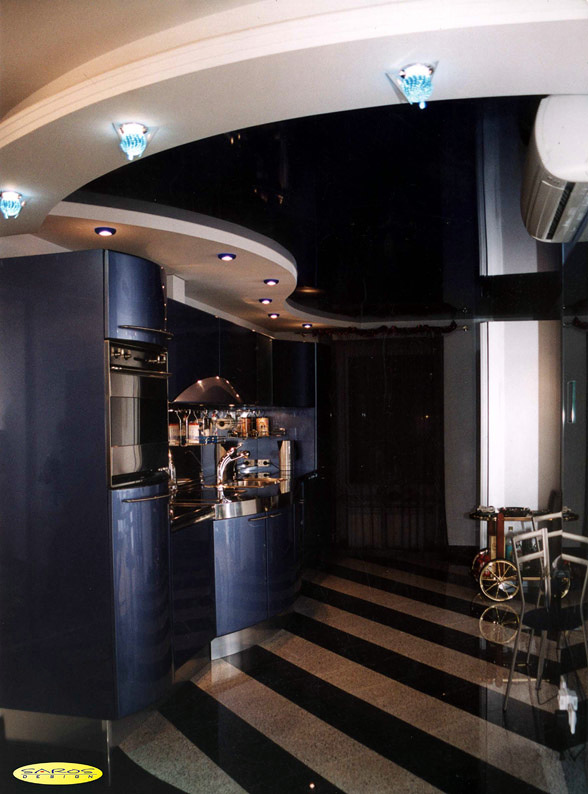 Techo tensado lacado