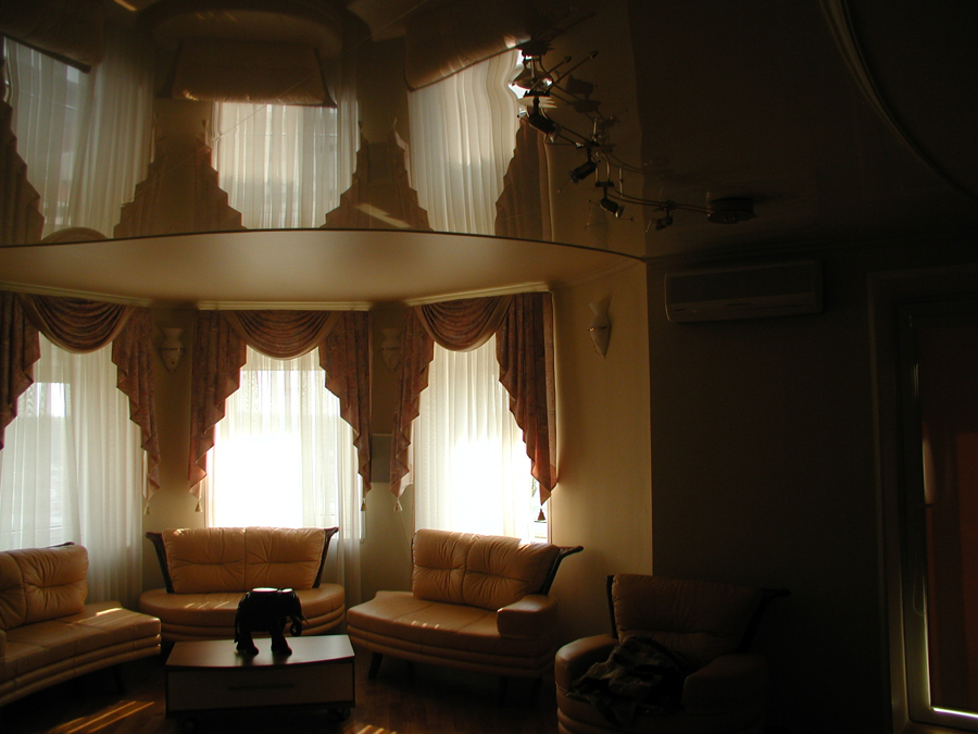 Techo tensado lacado