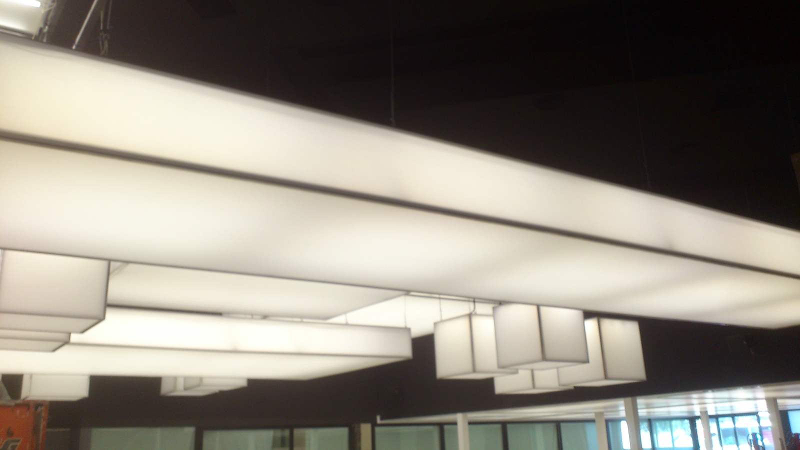 Techo tensado traslucido