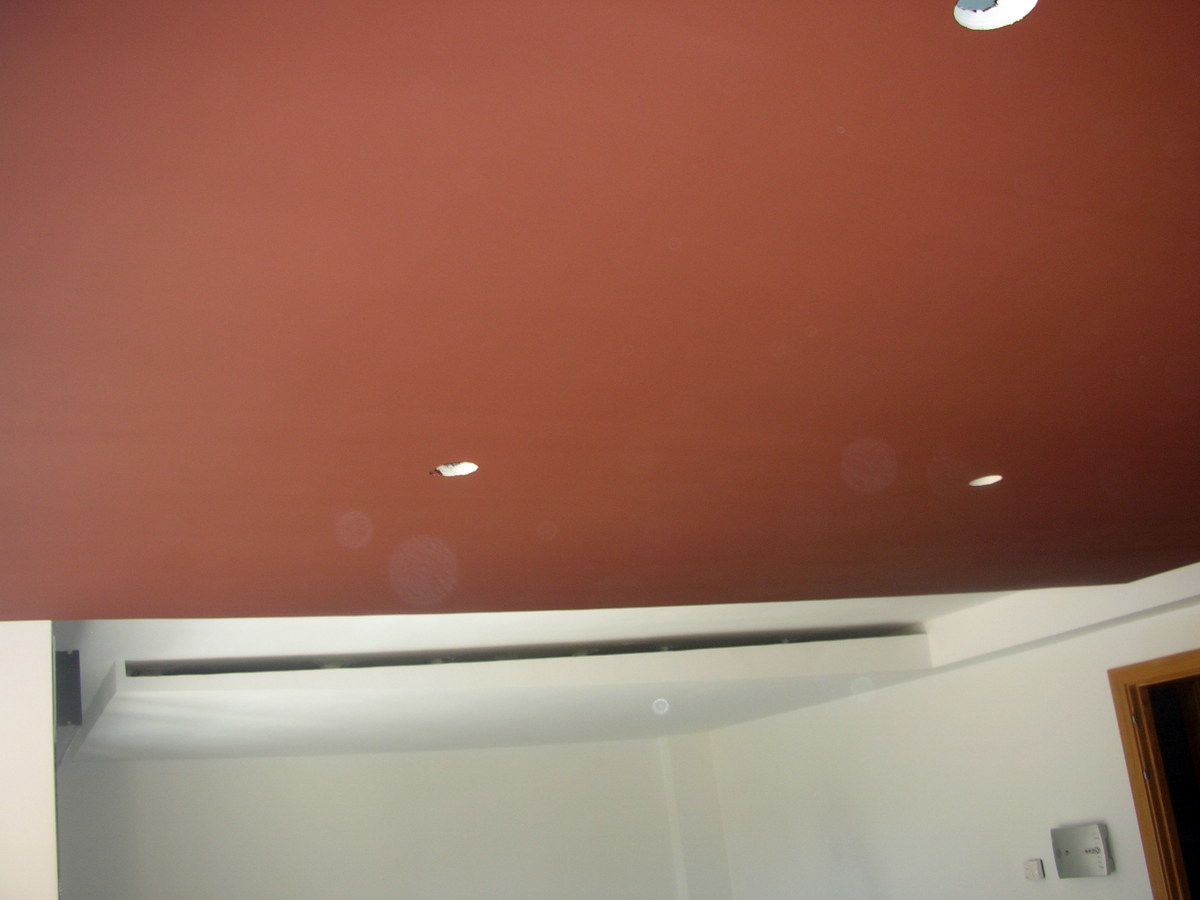 Techos en salon suspendidos  decoraciones