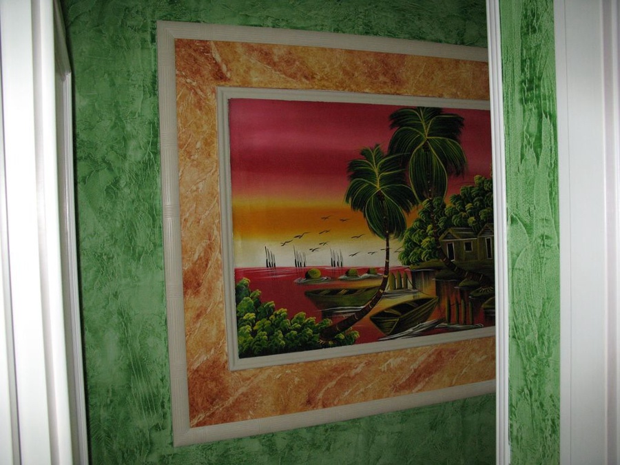 Técnica de decoración y marmolado.