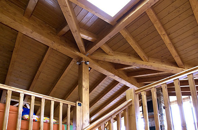 Tejado acabado lasur y encuentros