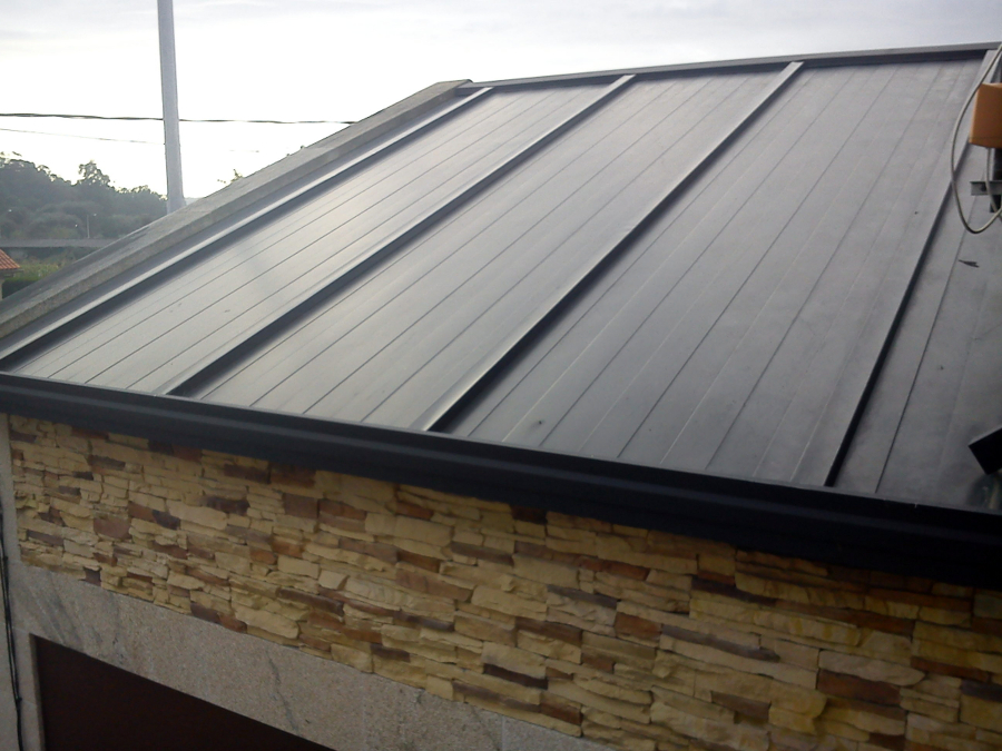 Tejado chapa sandwich