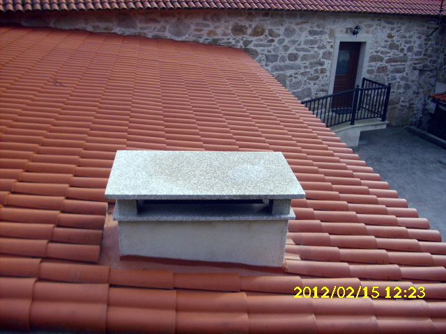 Tejado en Morás.