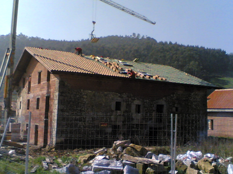 Tejado y restauración casa rústica