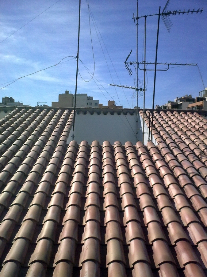 Tejados teja árabe
