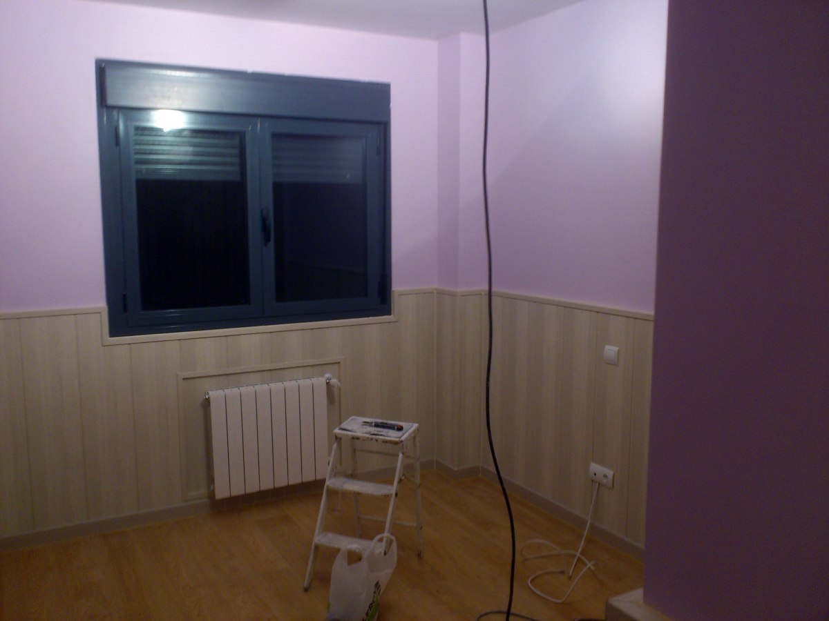 Terminación friso y pintura