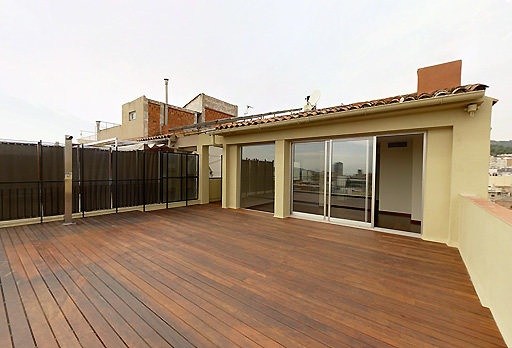 terraza madera natural