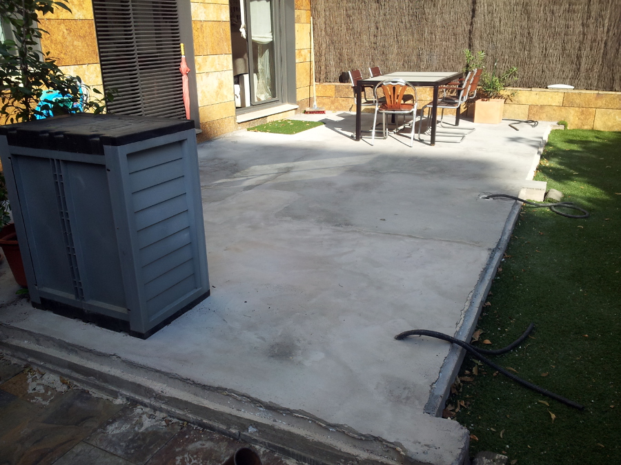 Terraza Sanchinarro_Antes Solera