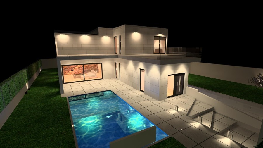Proyecto de iluminacion de vivienda unifamiliar