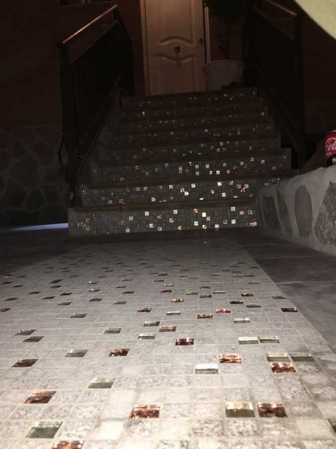 Después REFORMA DE PATIO A RUSTICO