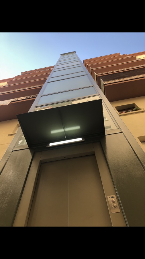 Estructura ascensor exterior