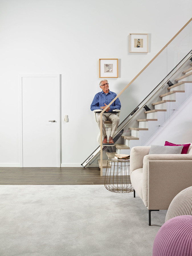 Silla Salvaescaleras Levant: Escaleras rectas