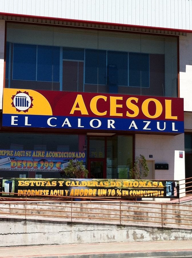 TIENDA ACESOL , EL CALOR AZUL FUENLABRADA