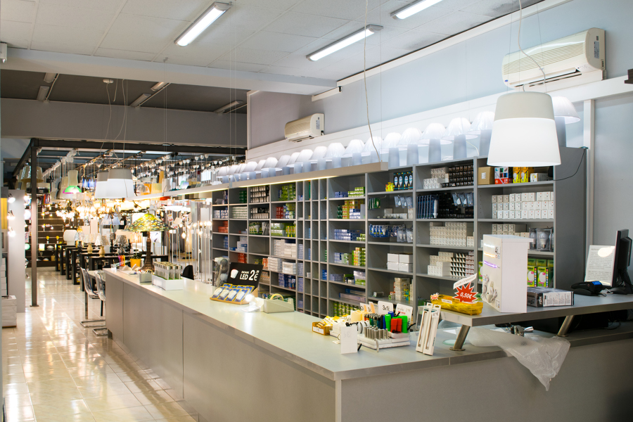 Tienda de lámparas Yanso en Igualada