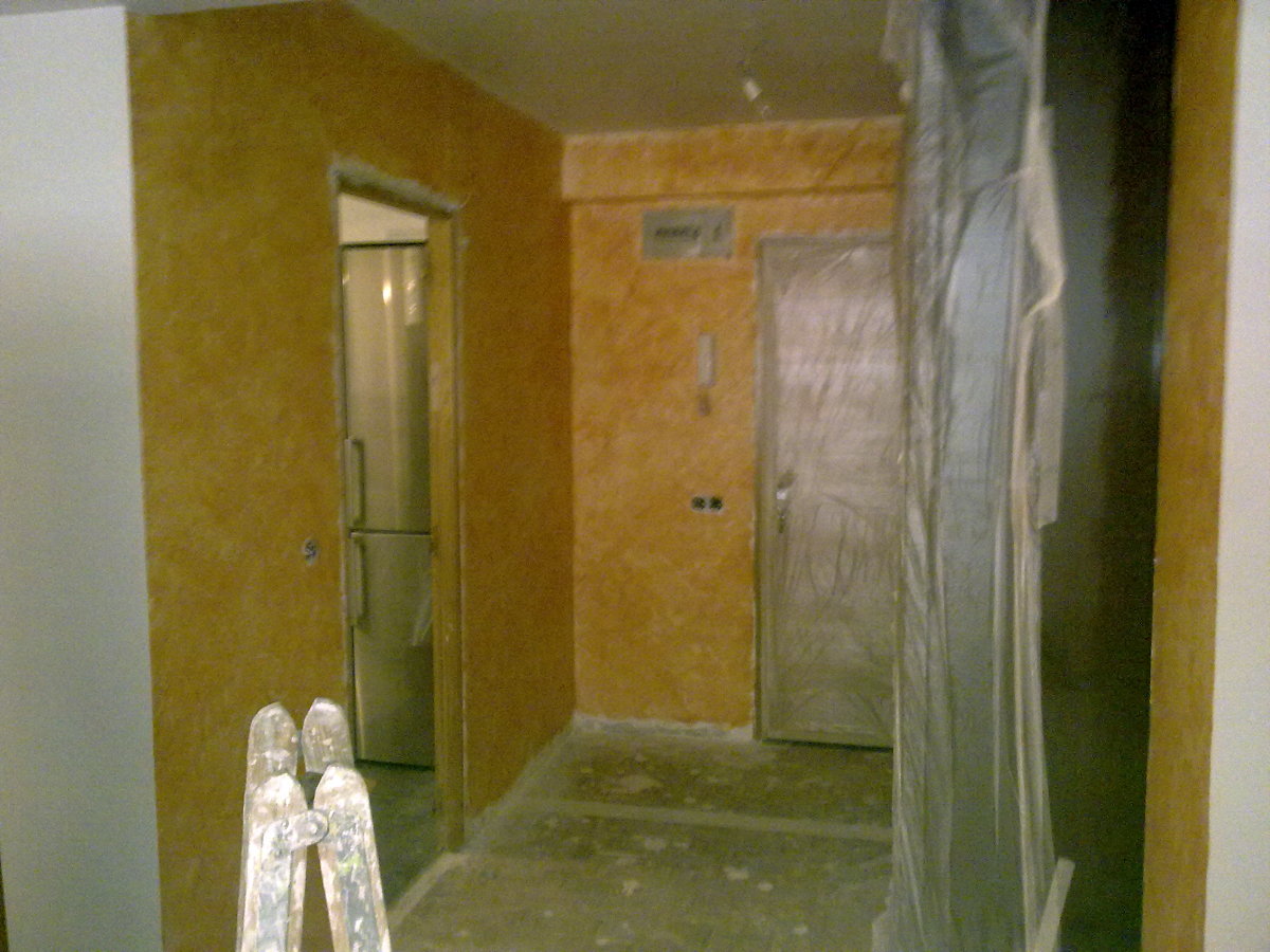 Tierras florentinas en entrada de vivienda