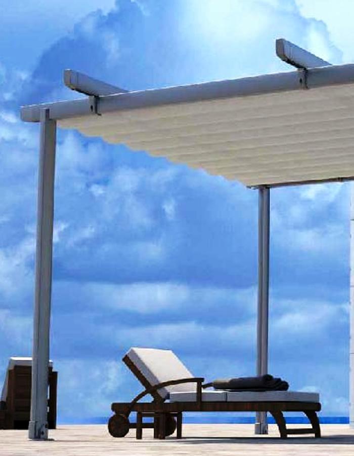 Toldo corredero de palillería