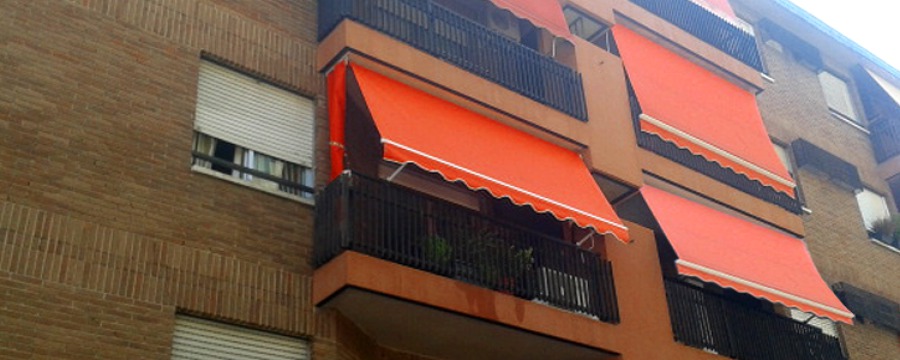 Toldo estor para terrazas y balcones