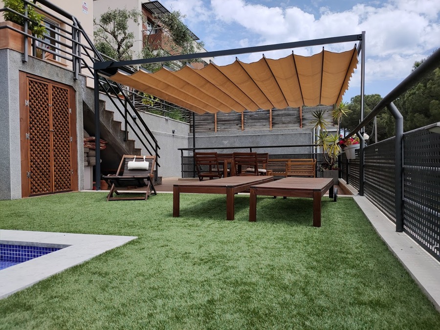 Toldo corredero palillería doble