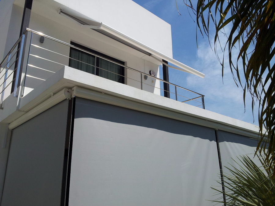 TOLDOS TELON QUITAVIENTOS COFRE MOTOR SOLTIS