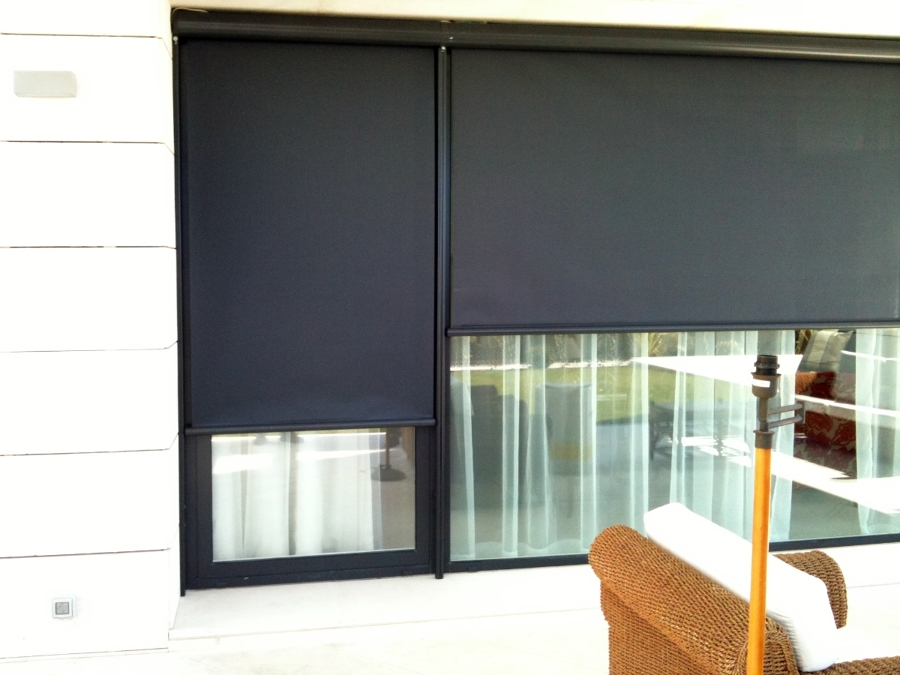 Toldo vertical de Screen guiado