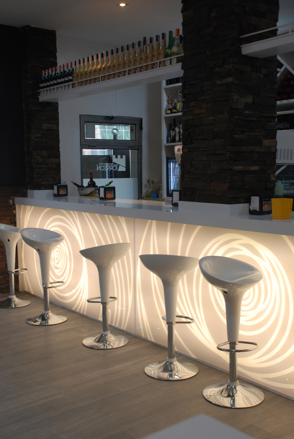 Torreón Barra retroiluminada