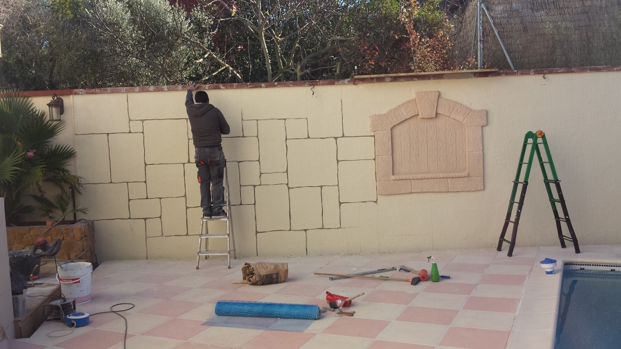 trabajo de aislamiento y acabado original