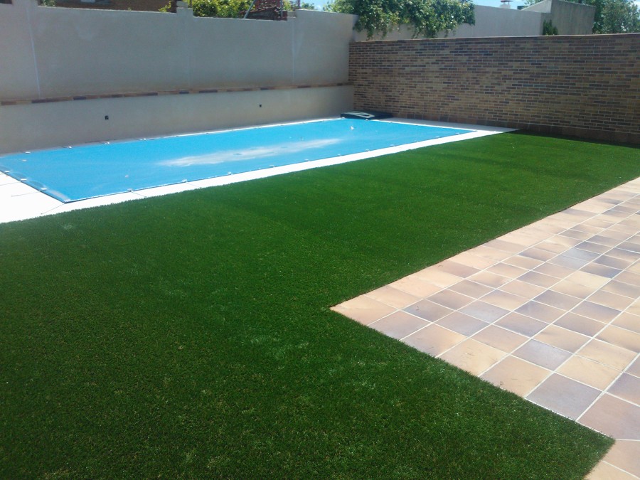 Trabajo terminado - césped artificial