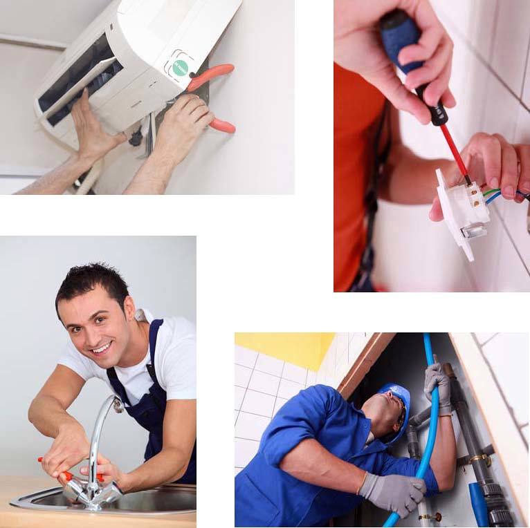 Trabajos de fontaneria y electricidad