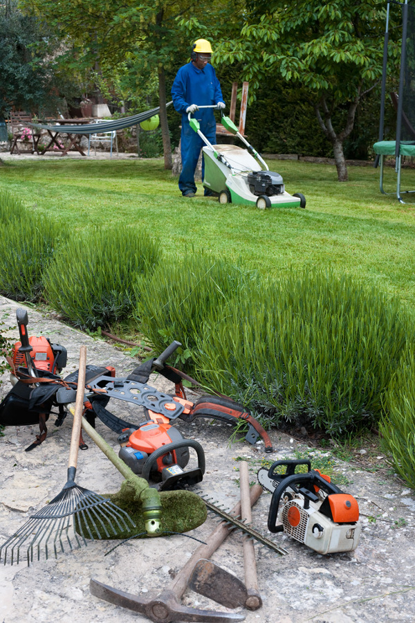 Trabajos de jardinería