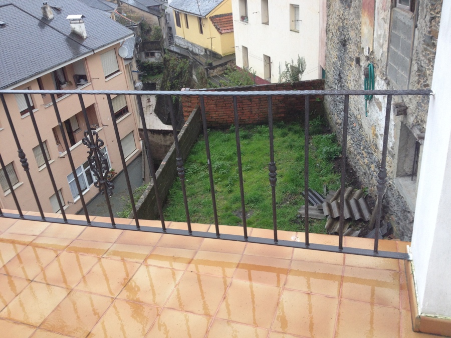 Barandilla metálica de terraza