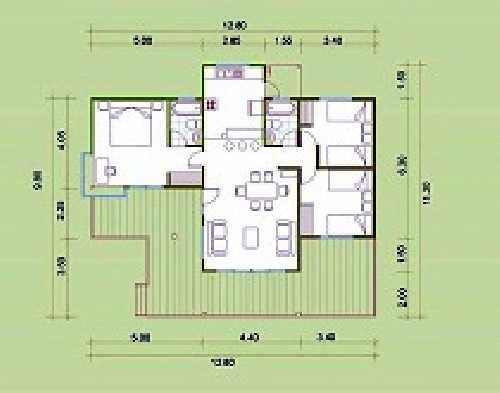 Plano planta vivienda
