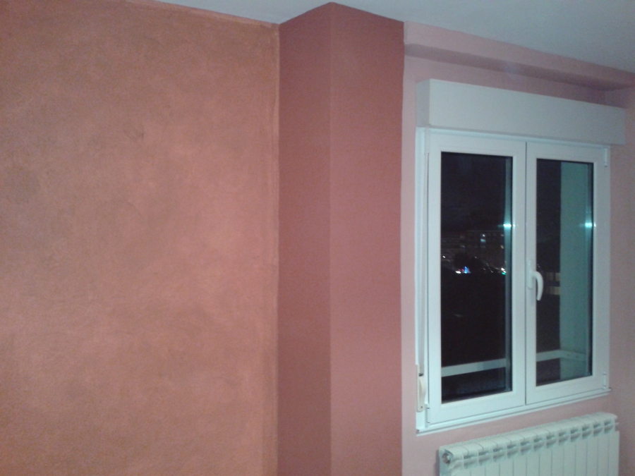 Trabajos varios realizados de pintura y decoracion en piso de la c/ Begoña en gijo.