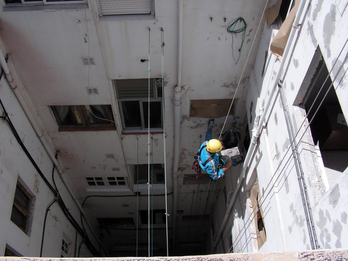 trabajos verticales - antes