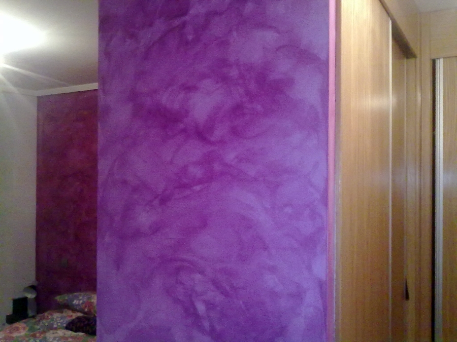 Trapeado,imitación estuco